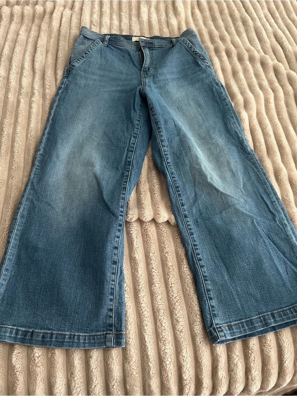 Gap 1969 Cropped Wide Leg Denim Jeans Women’s 28